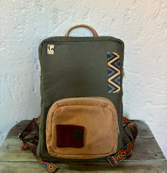 Green Laptop Backpack