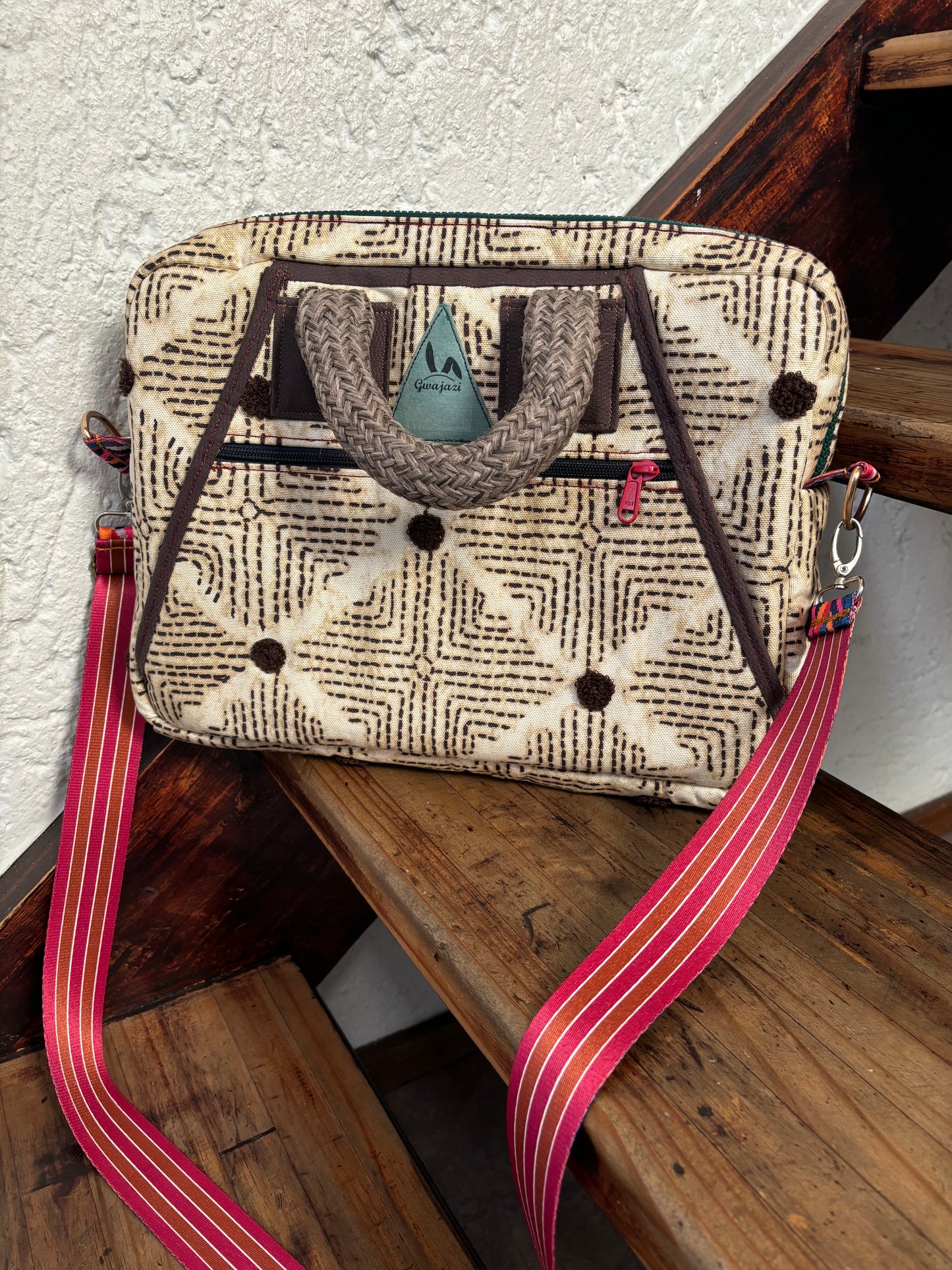 Tribal Elegance Handcrafted Laptop Bag