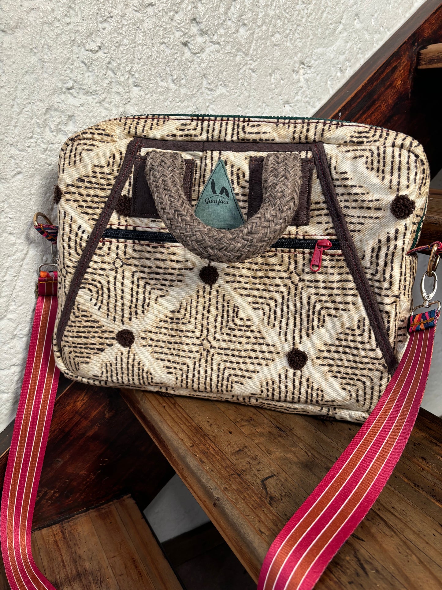 Tribal Elegance Handcrafted Laptop Bag