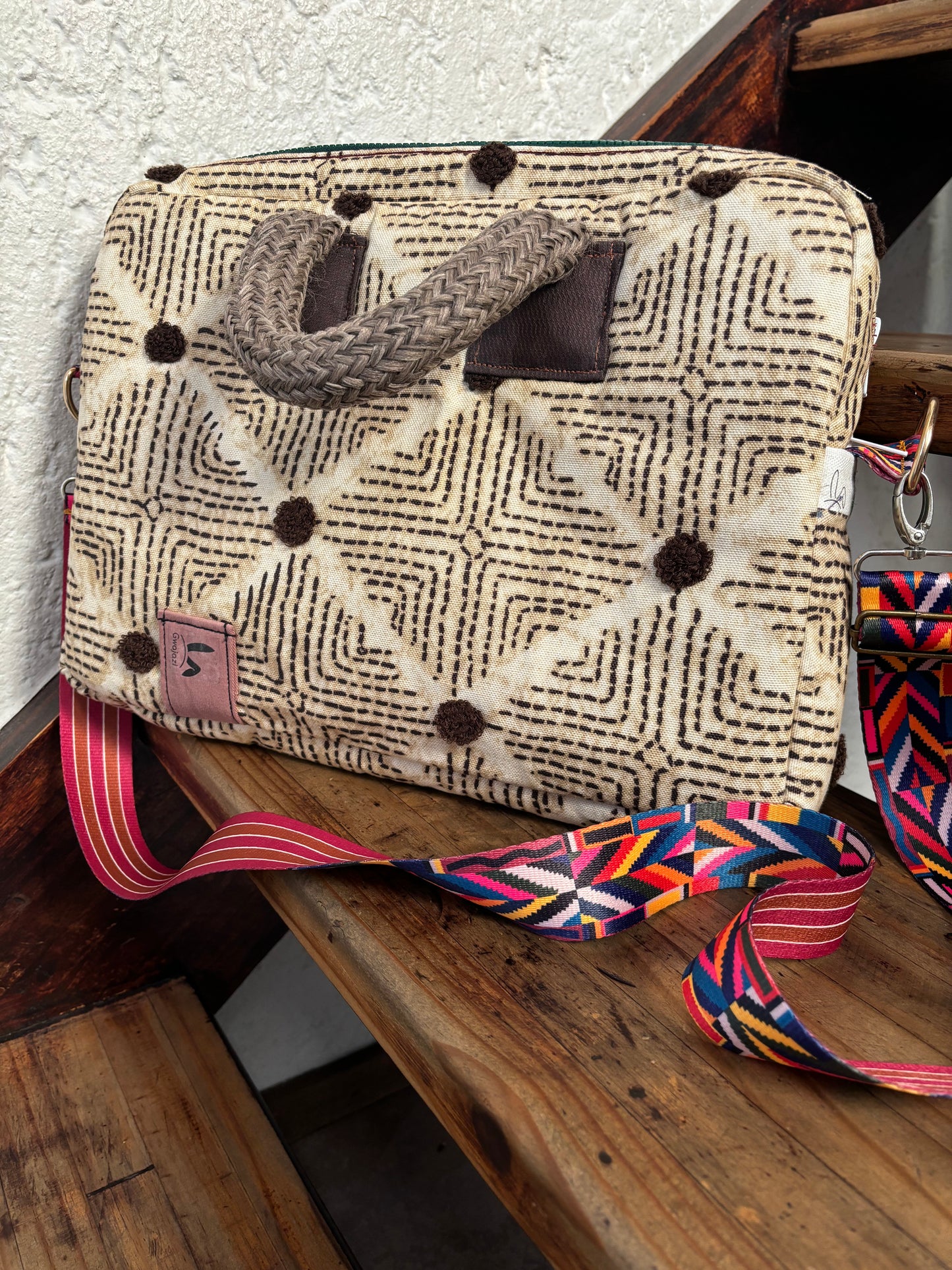 Tribal Elegance Handcrafted Laptop Bag